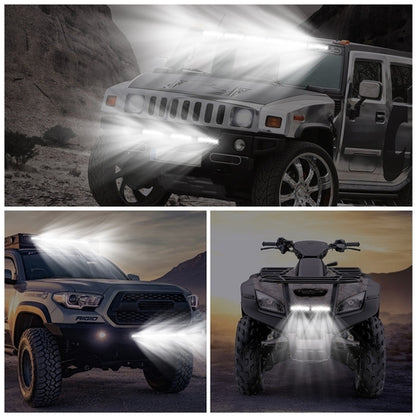 7in LED Light Bar Single Row Offroad Spot Lights 18W Ultra Slim