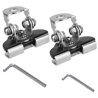 2PCS Pillar Hood Led Work Light Bar Mount Bracket Clamp Holder Offroad
