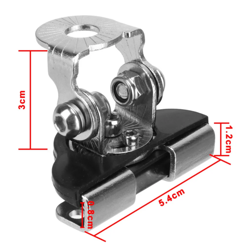 2PCS Pillar Hood Led Work Light Bar Mount Bracket Clamp Holder Offroad