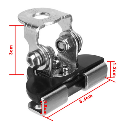 2PCS Pillar Hood Led Work Light Bar Mount Bracket Clamp Holder Offroad