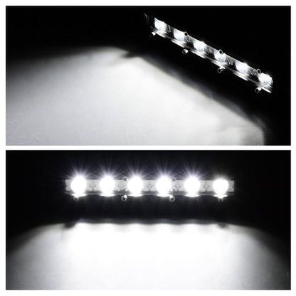 7in LED Light Bar Single Row Offroad Spot Lights 18W Ultra Slim